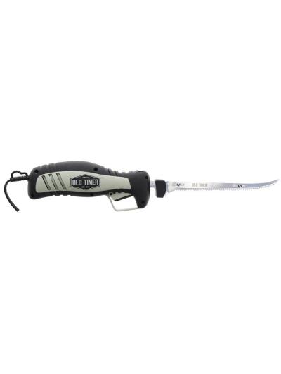 Old Timer 110 Volt Electric Fillet Knife 8" Blade Black and Grey
