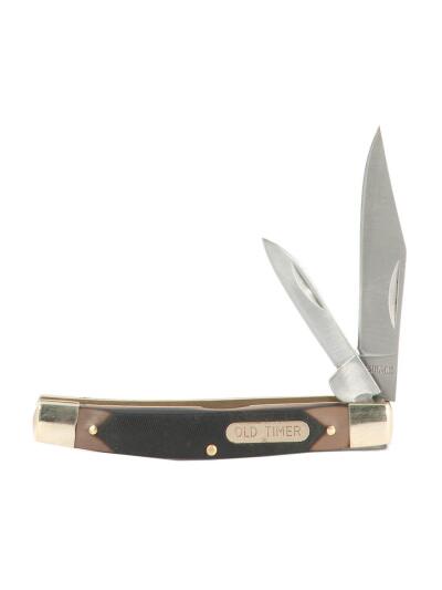 Old Timer Middleman Jack 2 3 5/16" Blade Black and Brown