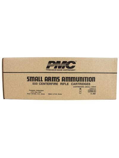 PMC Bronze Rifle Ammunition .308 Win 147 gr FMJBT 2780 fps 500/ct