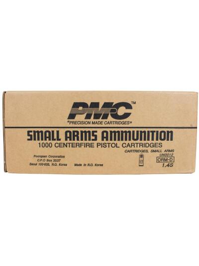 PMC Bronze Handgun Ammunition .380 ACP 90 gr FMJ 920 fps 1000/ct