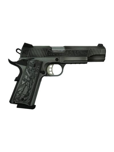 SDS Imports Tisas Exclusive "Liberty or Death" 1911 Duty SS45R Handgun .45 ACP 8rd Magazine 5" Barrel Stainless Steel w/Rail