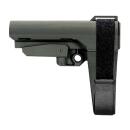 SB Tactical SBA3 5-Position Adjustable Stabilizing Brace Stealth Grey