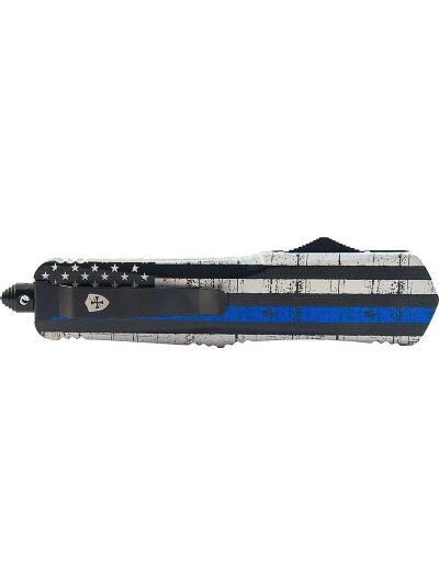 Templar Knife Small Knife 2-3/4" Tanto Blade Back The Blue