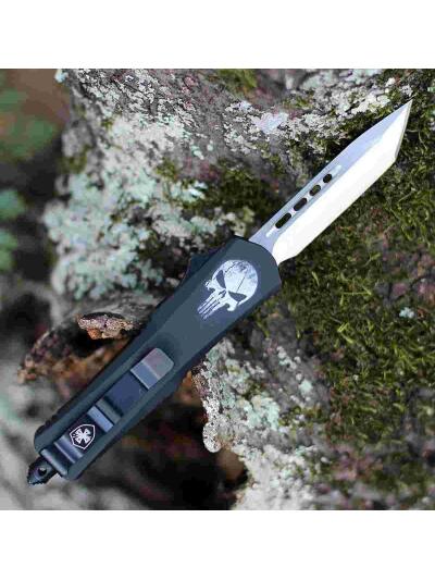 Templar Knife Small Fallen OTF Knife 2-3/4" Tanto Blade Black