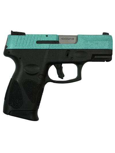 Taurus G2C "Robin's Egg Blue Glitter" Handgun 9mm Luger 12rd Magazines(2) 3.2" Barrel
