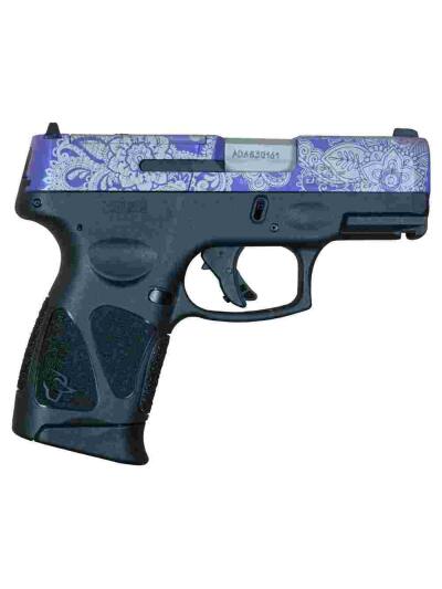 Taurus G3C Custom "Purple Paisley"  T.O.R.O. Handgun 9mm Luger 12/rd Magazines (3) 3.2" Barrel Optic Ready