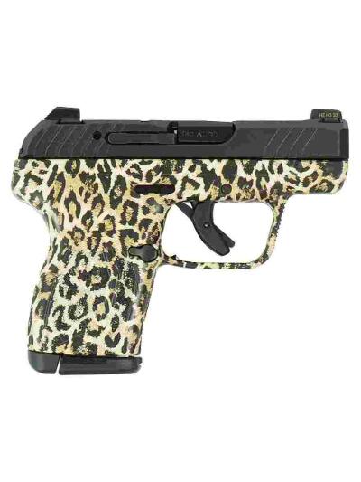 Ruger LCP 380 Max Custom Blue Leopard Handgun .380 Auto 10rd Magazine 2.75" Barrel