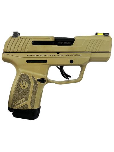 Ruger "FDE" Max-9 Pro Handgun 9mm Luger 12rd Magazine 3.2" Barrel Optic Ready