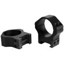 Warne 2-Piece Maxima Horizontal Fixed Scope Rings 1" PA High - Matte Black