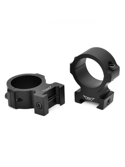 Warne Vapor 2-Piece Horizontal Scope Rings 30mm High Matte