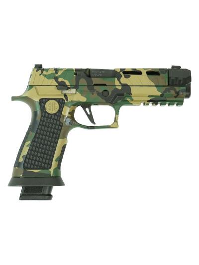 Sig Sauer P320 Spectre Comp Handgun 9mm Luger 21rd Magazines (2) 4.6" Barrel Woodland Camo SC81