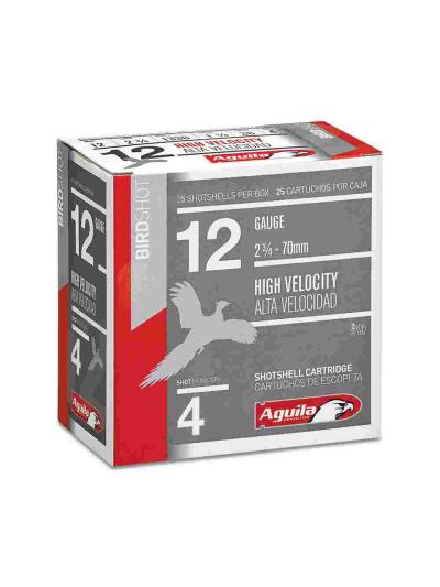 Aguila Ammunition 12ga Birdshot 2.75 inch Shotgun Shells - #4 Shot | 1.25oz | 1330 fps | 25rd Box
