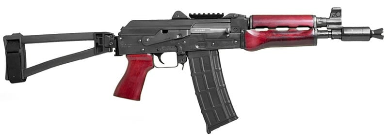 Zastava ZPAP85 AK Pistol - 5.56NATO | Serbian Red | 10" | 1x30 Mag | SBT TF 1913 Brace