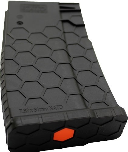 HEXMAG MAGAZINE SR-25 308 WIN - 20RD BLACK POLYMER - Image 2