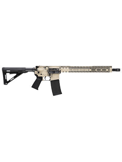BLACK RAIN SPEC+ WE THE PEOPLE RIA 5.56 16IN BBL 15IN MLOK SLIM HG LIGHT SAND BATTLEWORN 30RD