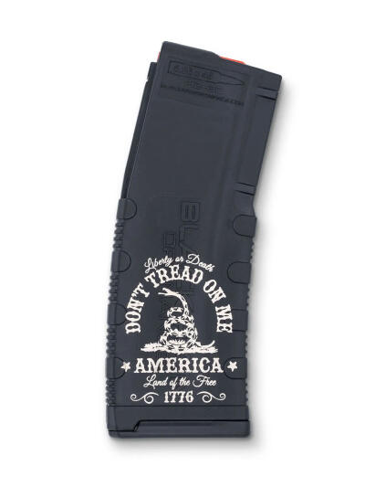 BLACK RAIN LASER ETCHED MAGAZINES 30RD DON'T TREAD