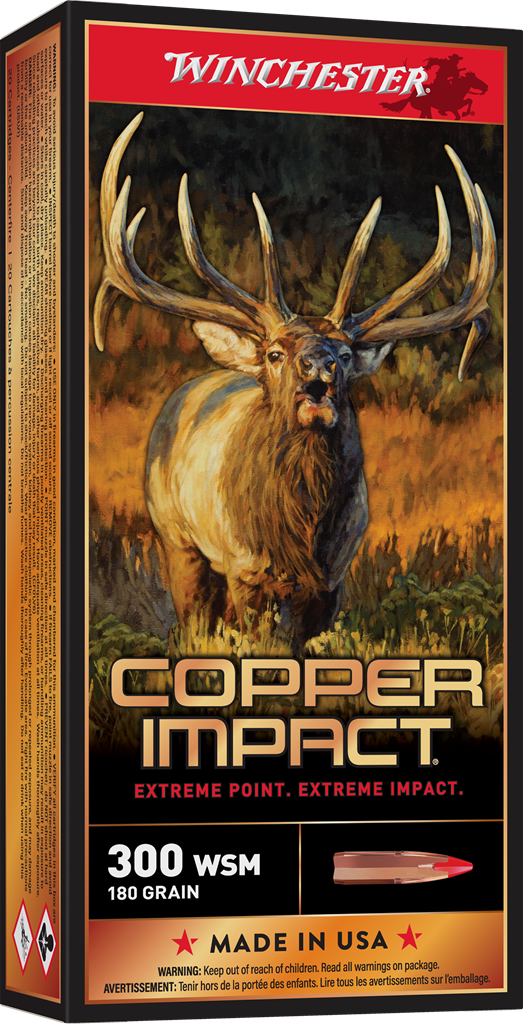 WINCHESTER COPPER IMPACT 300WSM 180G LEAD FREE 20RD BX 200RD CASE