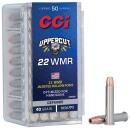 CCI 22WMR 40GR UPPERCUT JHP 50RD/BX 500RD/BRICK 60BX/CS