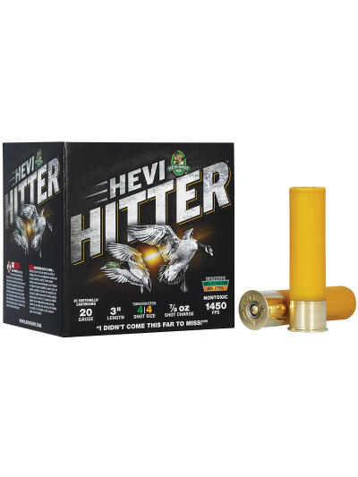 HEVI-SHOT HEVI-HITTER 20GA 3IN 7/8OZ #4 TUNGSTEN/STEEL 25 RD/BX 10 BX/CS