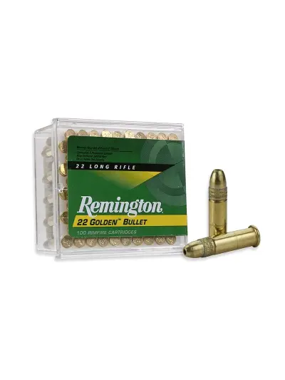 REMINGTON 22 GOLDEN BULLET, 22 LR, HV 36GR HP 100 RD/BX 50 BX/CS
