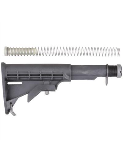 AR-15 STOCK ASSEMBLY COLLAPSIBLE COMMERCIAL BLACK