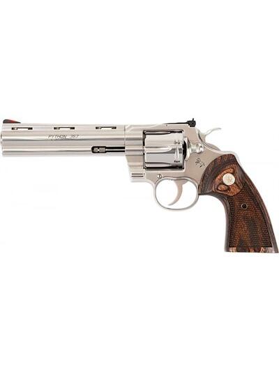 PYTHON 357 MAGNUM/38 SPECIAL 6'' BBL 6 ROUND STAINLESS