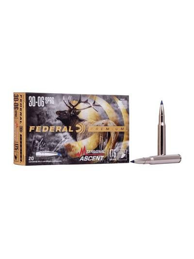 TERMINAL ASCENT 30-06 SPRINGFIELD 175GR POLYMER TIP 20/BOX