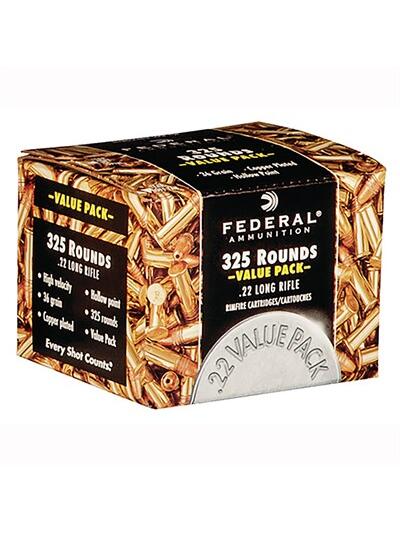 CHAMPION TRAINING 22 LR 36GR COPPER PLATED HP 325/BOX