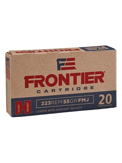 FRONTIER 223 REMINGTON 55GR FULL METAL JACKET 20/BOX