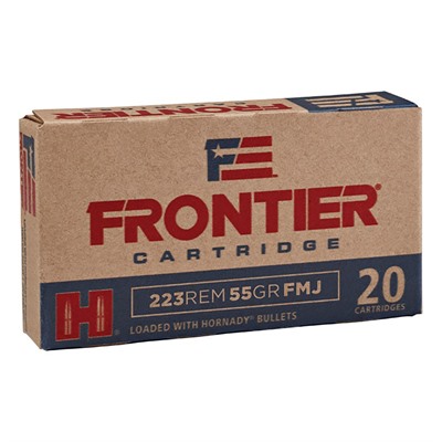 FRONTIER 223 REMINGTON 55GR FULL METAL JACKET 20/BOX