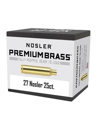 27 NOSLER BRASS CASE 25/BOX