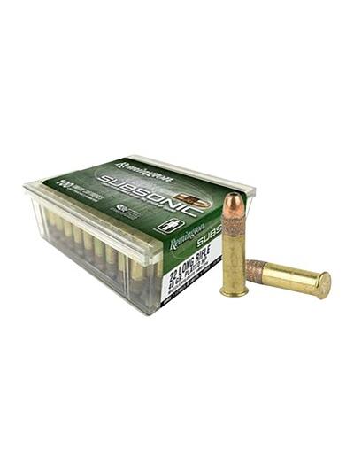 22 LONG RIFLE 40GR SUBSONIC HOLLOW POINT 100/BOX