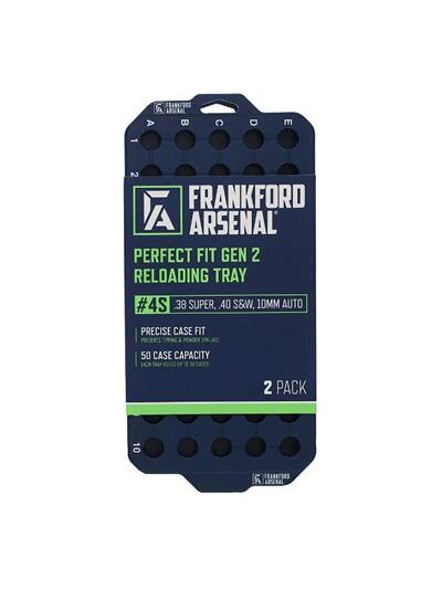 #4S PERFECT FIT GEN2 RELOAD TRAY .38 SUPER .40 S&W 2PK 50 RD