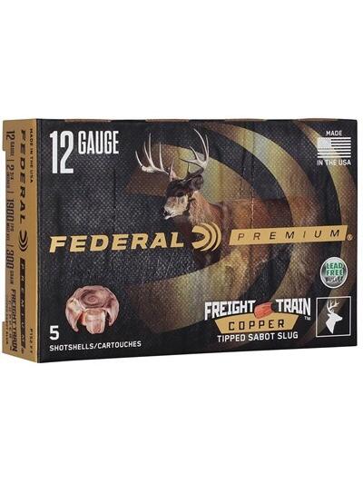 FREIGHT TRAIN  12 GA 2.75'' 300GR COPPER TIP SABOT SLUG 5/BOX