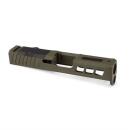 ZPS.3 SLIDE GLOCK 43/43X 9MM LUGER OPTIC READY OD GREEN