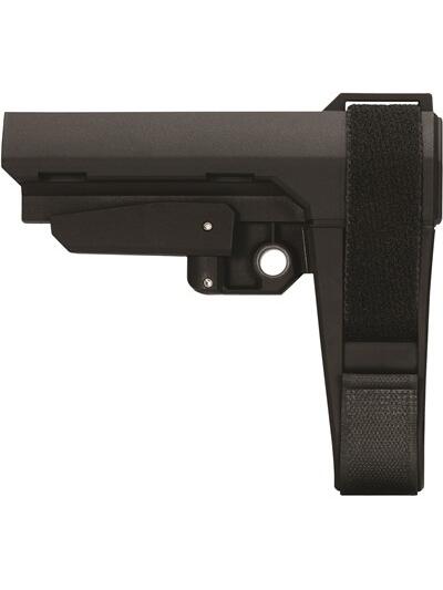 SBA3 5 POSITION ADJUSTABLE PISTOL STABILIZING BRACE BLACK