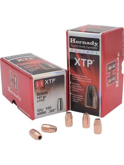 XTPÂ® 9MM (0.355'') 147GR JACKETED HOLLOW POINT 100/BOX