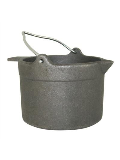 10 LB CAST IRON LEAD POT