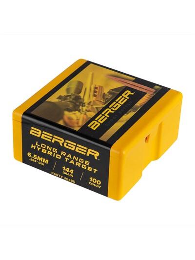 6.5MM (0.264'') 144GR LONG RANGE HYBRID TARGET 100/BOX