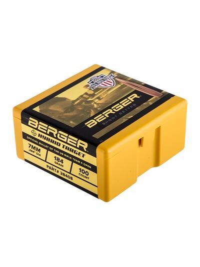 7MM (0.284'') 184GR HYBRID BOAT TAIL 100/BOX