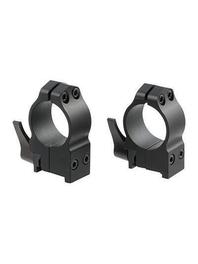 QD GRL RUGER M77 & HAWKEYE RINGS 1 INCH MED MATTE