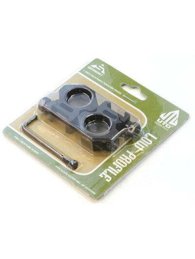 UTG RINGS 1" LOW PROFILE - MATTE BLACK PICATINNY/WEAVER