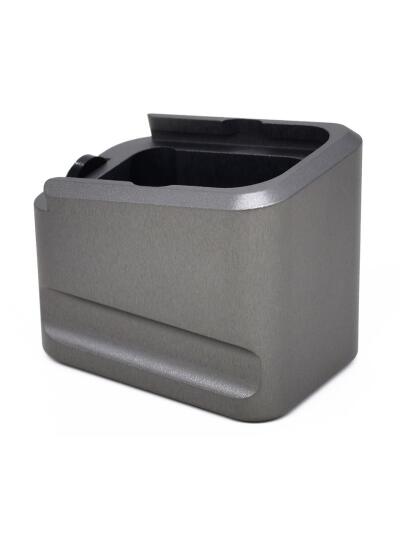 WARNE GLOCK 19/23 MAG EXT +5/+4 GRY