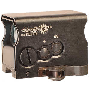 AimShot HGELITECGREE HG Elite  Black Anodized 1 x 34mm 2 MOA Green Dot/65 MOA Circle