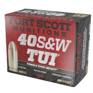 .40 S&W SCS TUI 125gr 20/Bx