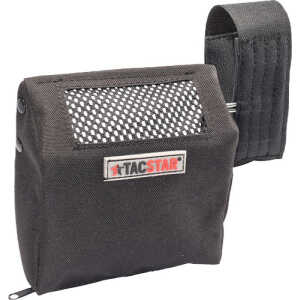 TACSTAR UNIVERSAL BRASS - CATCHER W/VELCRO STRAPS BLACK