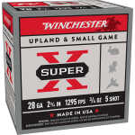 Winchester Ammo X285 Super X Heavy Game Load High Brass 28Gauge 2.75" 3/4oz 5Shot 25 Per Box/10 Case - Image 1
