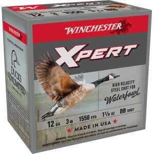 Winchester Ammo WEX123BB Super X Xpert High Velocity 12Gauge 3" 1 1/8oz BBShot 25 Per Box/10 Case