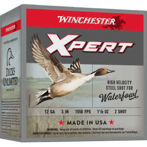 Winchester Ammo WEX1232 Super X Xpert High Velocity 12Gauge 3" 1 1/8oz 2Shot 25 Per Box/10 Case