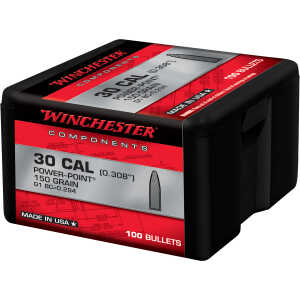 Winchester Ammo WB30PP150X Centerfire Rifle  30Cal 150gr Power Point 100 Per Box/10 Case
